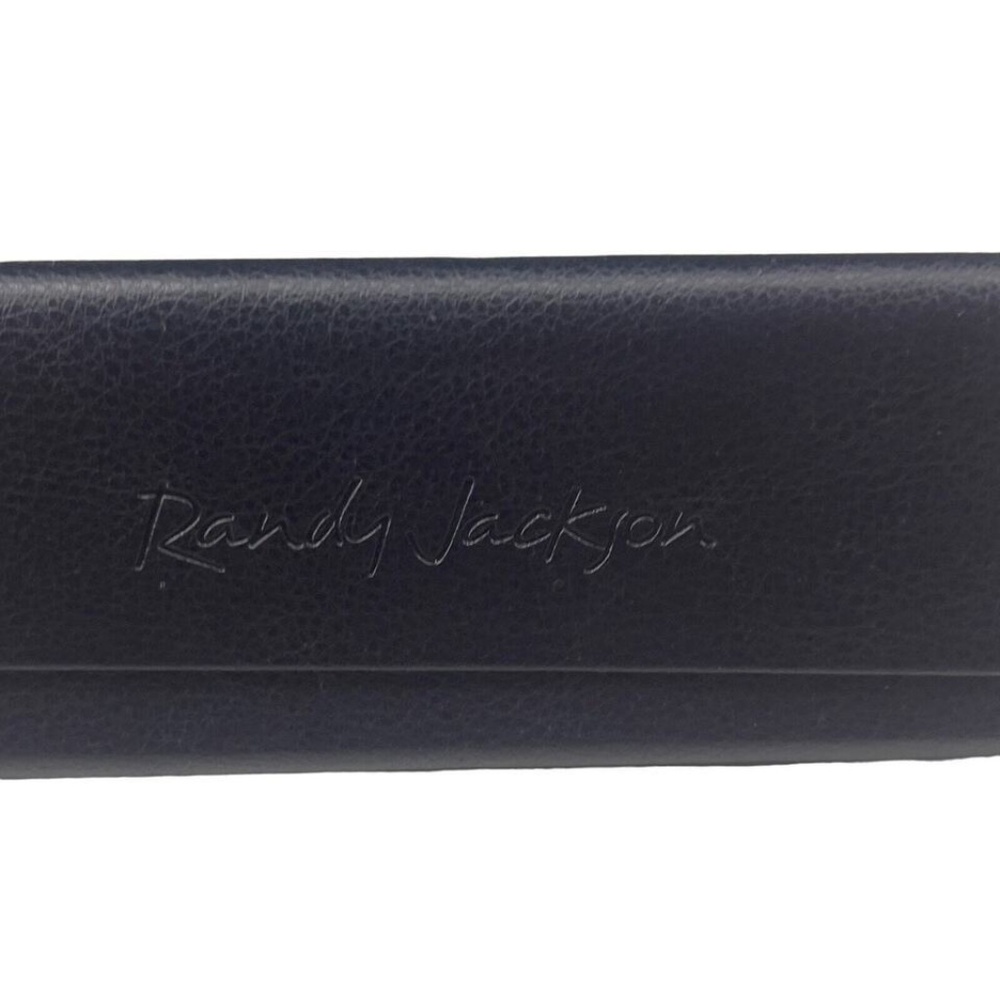 New Randy Jackson Foldable Sunglasses Black Case Triangular Hard Case - Picture 2 of 6